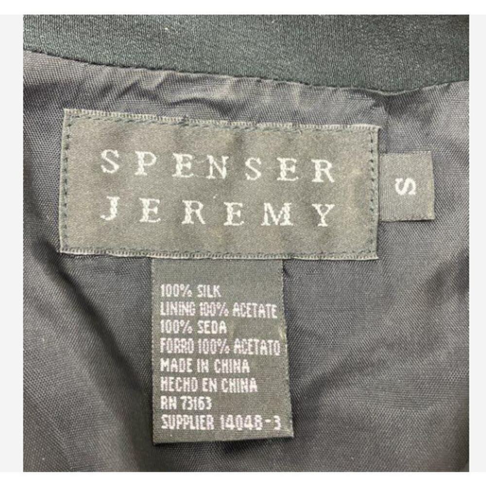 Vintage Silk Embroidered Vest – Spenser Jeremy Small New with tags - Picture 2 of 6